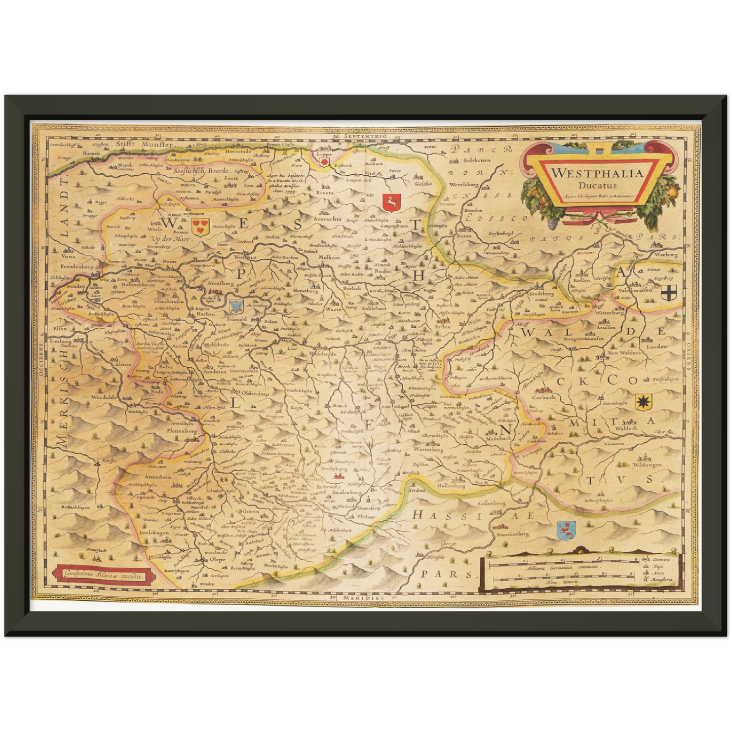 Historical city map  Test product horizontal 3 sizes