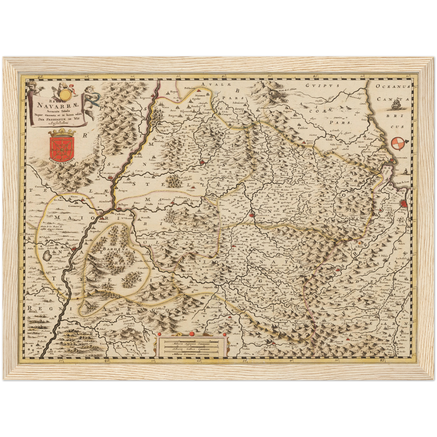 Historical city map  Test product horizontal 3 sizes