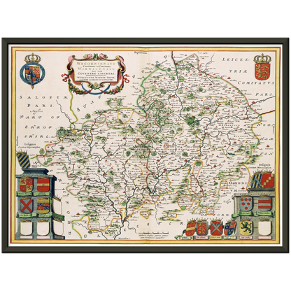 Worcestershire um 1646