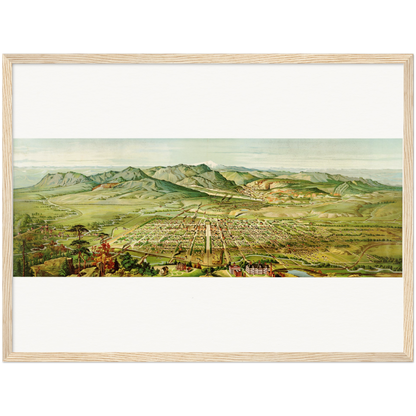 Historical city map  Test product horizontal 3 sizes