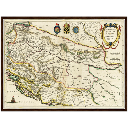 Historical city map  Test product horizontal 3 sizes