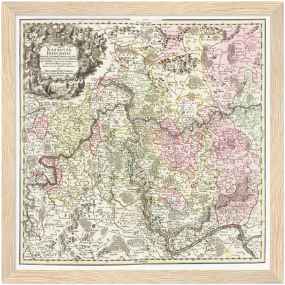 Historical city map  Test product horizontal 3 sizes