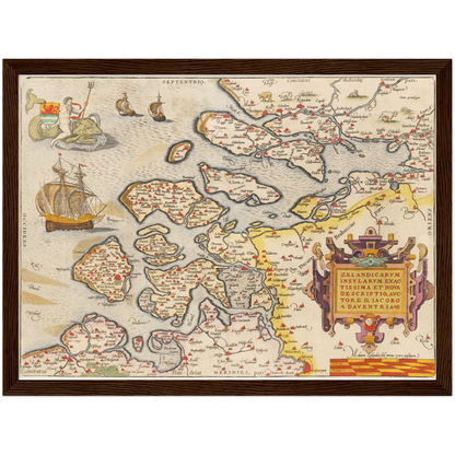 Historical city map  Test product horizontal 3 sizes