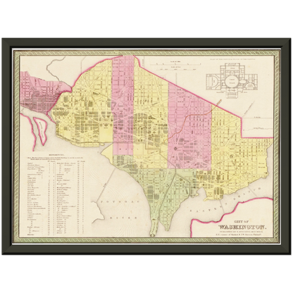 Historical city map  Test product horizontal 3 sizes