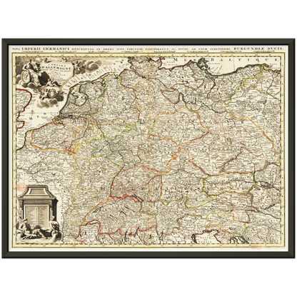 Historical city map  Test product horizontal 3 sizes