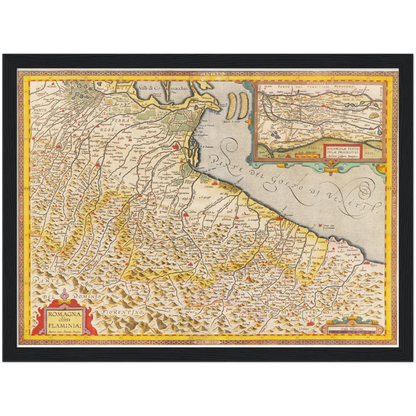 Historical city map  Test product horizontal 3 sizes