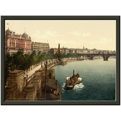 London Themse um 1895