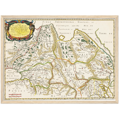 Historical city map  Test product horizontal 3 sizes