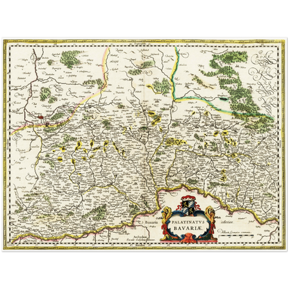 Historical city map  Test product horizontal 3 sizes