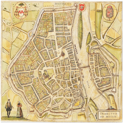 Historical city map  Test product horizontal 3 sizes