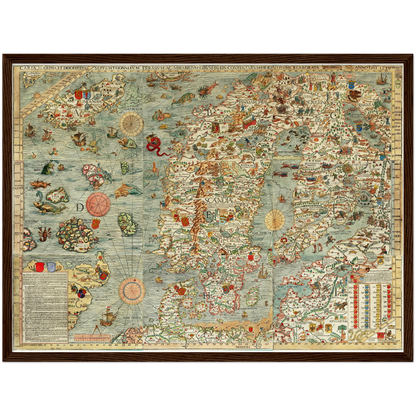 Historical city map  Test product horizontal 3 sizes