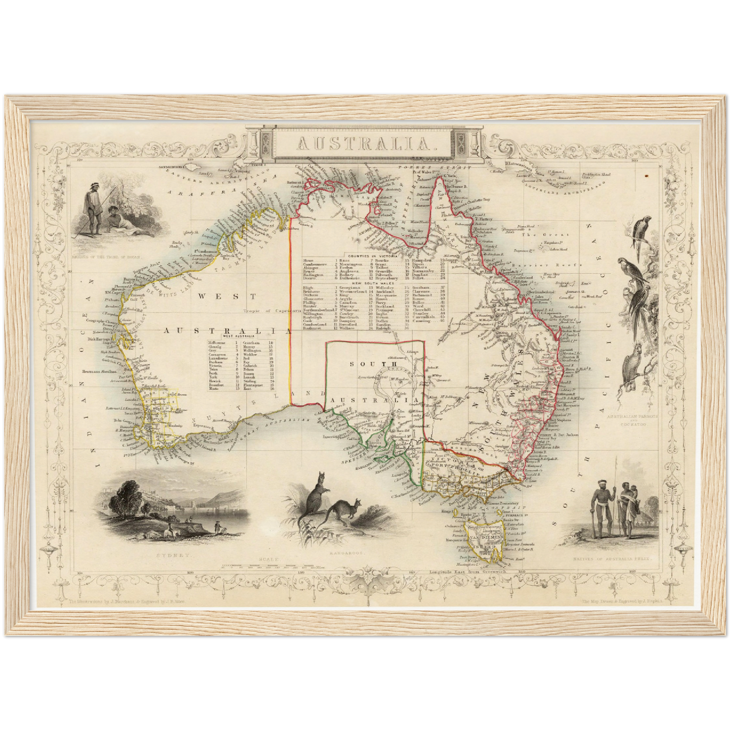 Australien um 1850