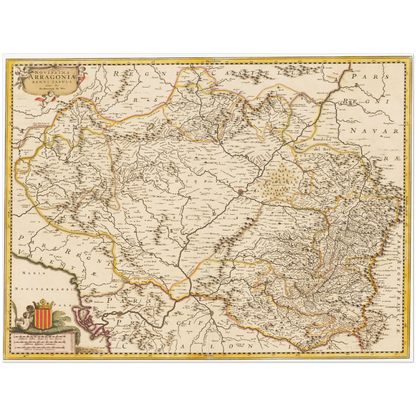 Historical city map  Test product horizontal 3 sizes