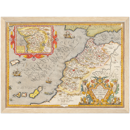 Historical city map  Test product horizontal 3 sizes