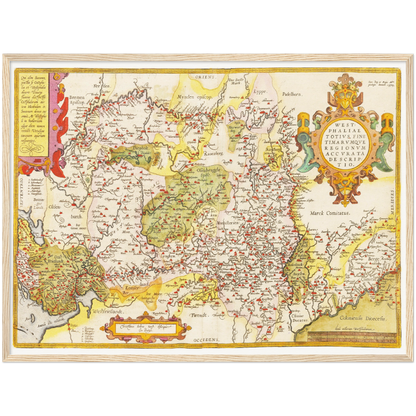 Historical city map  Test product horizontal 3 sizes