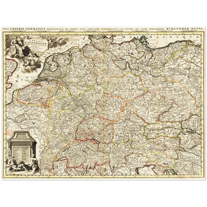 Historical city map  Test product horizontal 3 sizes