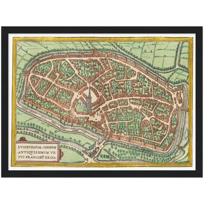 Historical city map  Test product horizontal 3 sizes