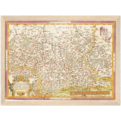 Historical city map  Test product horizontal 3 sizes