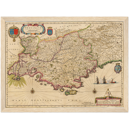 Historical city map  Test product horizontal 3 sizes