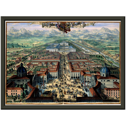 Historical city map  Test product horizontal 3 sizes