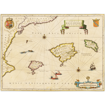 Historical city map  Test product horizontal 3 sizes