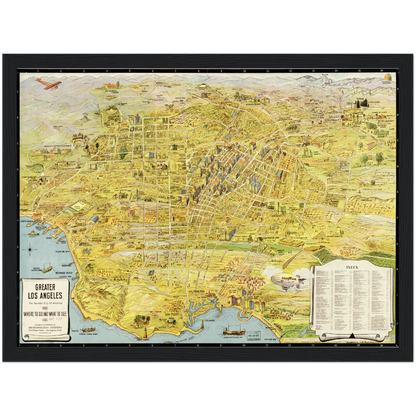 Historical city map  Test product horizontal 3 sizes