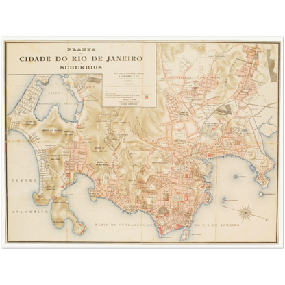 Historical city map  Test product horizontal 3 sizes