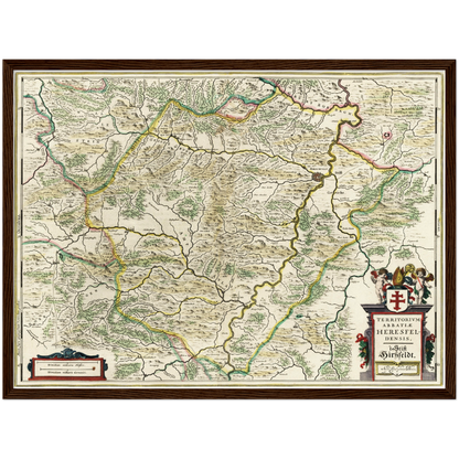 Historical city map  Test product horizontal 3 sizes