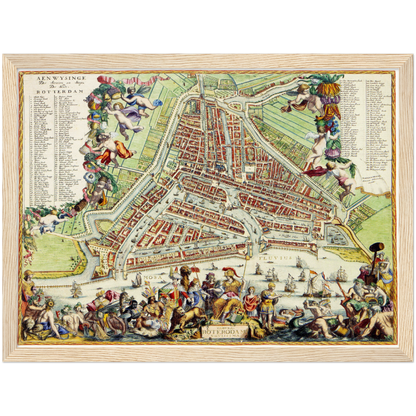 Historical city map  Test product horizontal 3 sizes