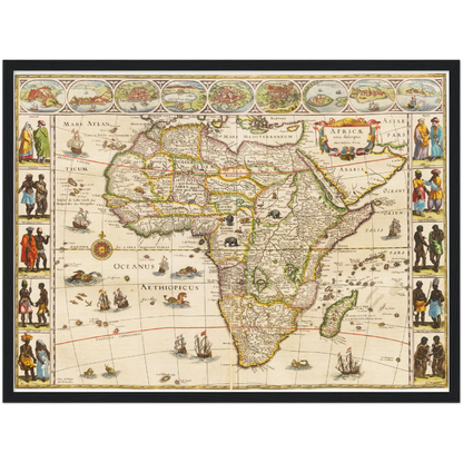 Historical city map  Test product horizontal 3 sizes