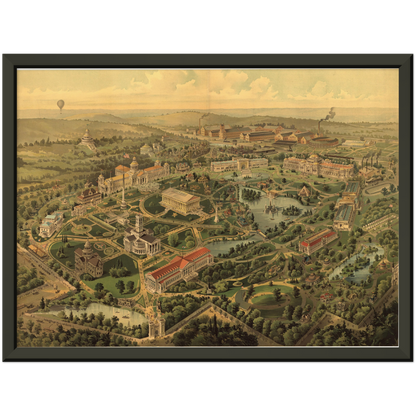 Historical city map  Test product horizontal 3 sizes