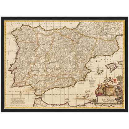 Historical city map  Test product horizontal 3 sizes