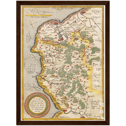 Historical city map  Test product horizontal 3 sizes