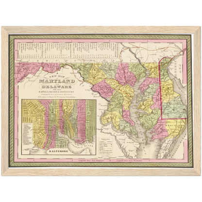 Historical city map  Test product horizontal 3 sizes