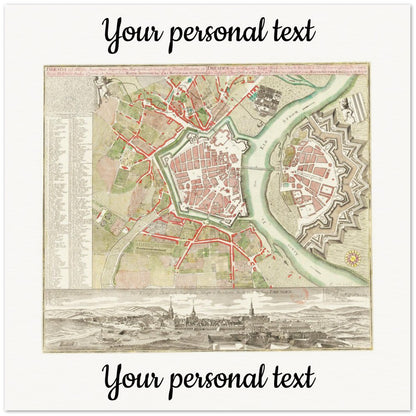 Personalisierte historische deutsche Stadtansichten