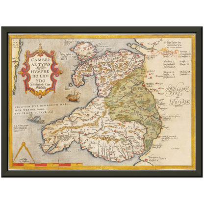 Historical city map  Test product horizontal 3 sizes