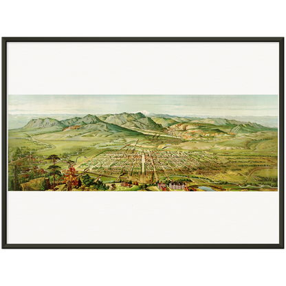 Historical city map  Test product horizontal 3 sizes