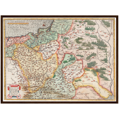 Historical city map  Test product horizontal 3 sizes