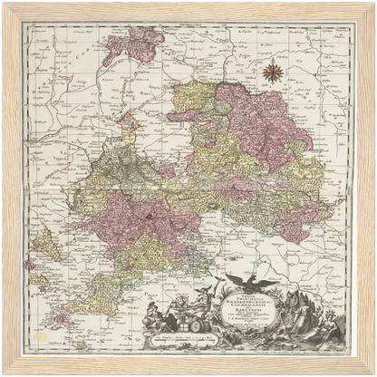 Historical city map  Test product horizontal 3 sizes
