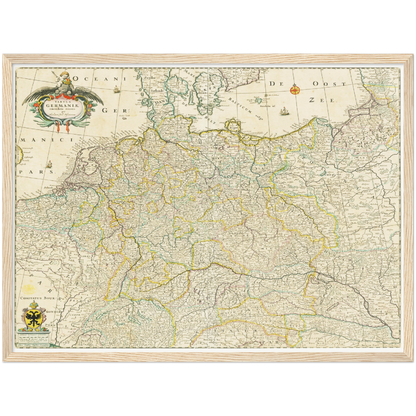 Historical city map  Test product horizontal 3 sizes
