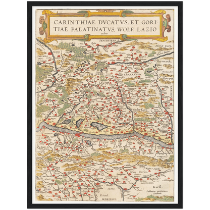 Historical city map  Test product horizontal 3 sizes