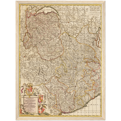 Historical city map  Test product horizontal 3 sizes