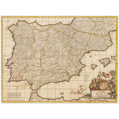 Historical city map  Test product horizontal 3 sizes
