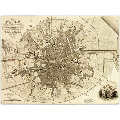 Dublin um 1797