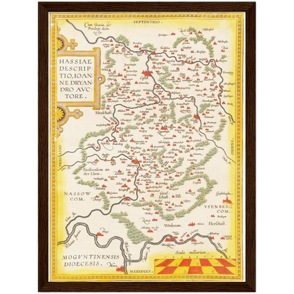 Historical city map  Test product horizontal 3 sizes