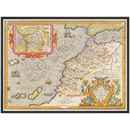 Historical city map  Test product horizontal 3 sizes