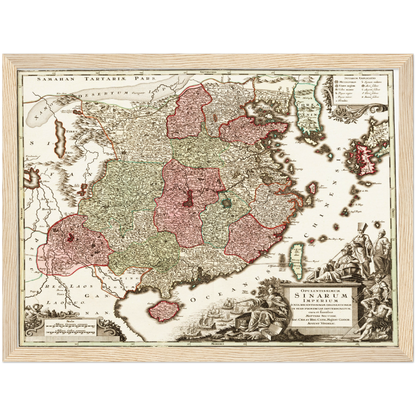 Historical city map  Test product horizontal 3 sizes