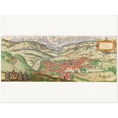 Historical city map  Test product horizontal 3 sizes