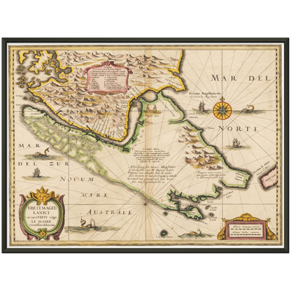 Historical city map  Test product horizontal 3 sizes