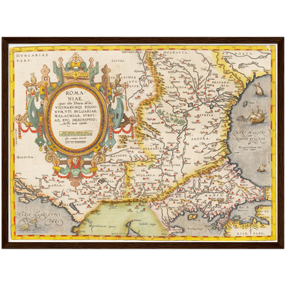 Historical city map  Test product horizontal 3 sizes